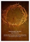 Crown of Thorns Editable Template