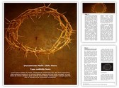 Crown of Thorns Editable PowerPoint Template