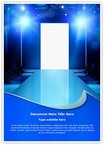 Fashion Show Stage Editable Template