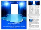 Fashion Show Stage Editable PowerPoint Template