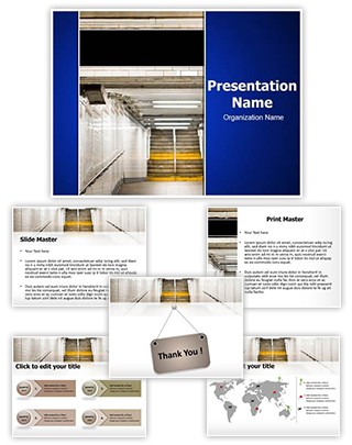 New York Subway Editable PowerPoint Template