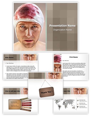 Head Wound Editable PowerPoint Template