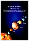 Solar System Editable Template