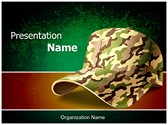 Army Cap Editable PowerPoint Template