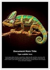 Chameleon Editable Template