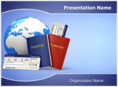 Tickets Passport Editable PowerPoint Template