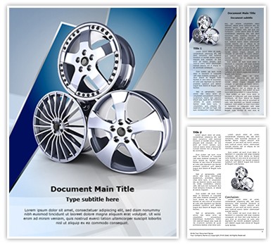 Wheel Alloy Editable Word Template