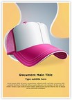 Baseball Cap Editable Template