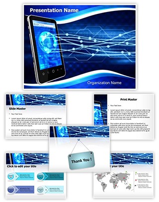 Smartphone Technology Editable PowerPoint Template