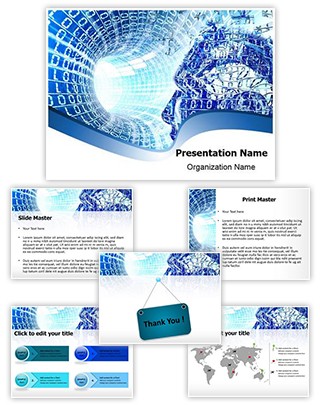 binary powerpoint template