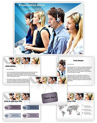 Call Center Editable PowerPoint Template