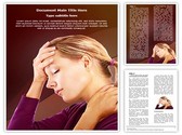 Head Neck Pain Editable PowerPoint Template