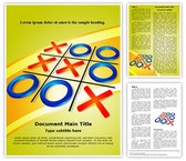 Crisscross Tic Tac Toe Editable PowerPoint Template