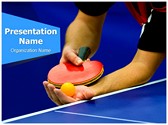 Table Tennis Service Editable PowerPoint Template