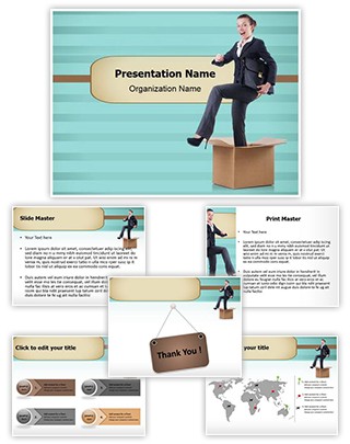 Step Out of Box Editable PowerPoint Template