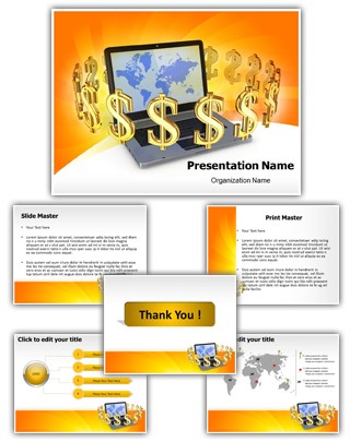 Online Business Editable PowerPoint Template