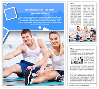 Physical Exercise Editable Word Template