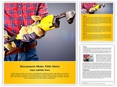 Plumber Wrench Editable PowerPoint Template