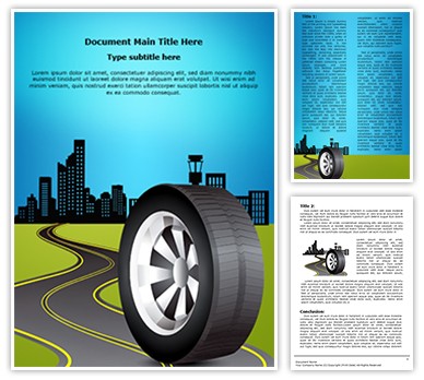 Automobile and Transportation Editable Word Template