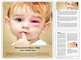 Wasps Stings Infection Editable PowerPoint Template