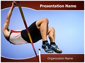 High Jump Editable PowerPoint Template