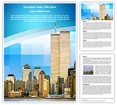 World Trade Center Editable Word Template