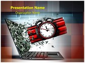 Digital Terrorism Editable PowerPoint Template