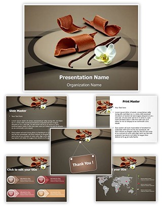 Chocolate Vanilla Editable PowerPoint Template