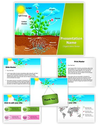Plant Photosynthesis Editable PowerPoint Template