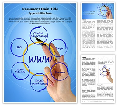 Online Advertising Editable Word Template