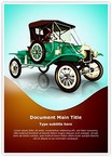 Antique Car Editable Template