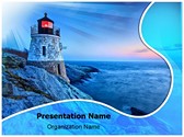 Lighthouse Castle Editable PowerPoint Template