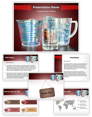 Measuring Cups Editable PowerPoint Template