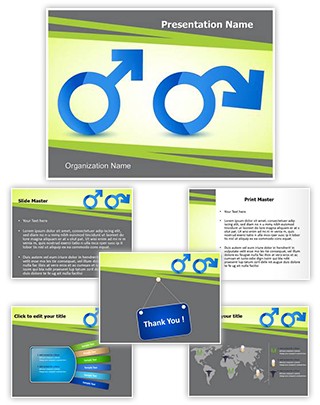 Male Andropause Editable PowerPoint Template