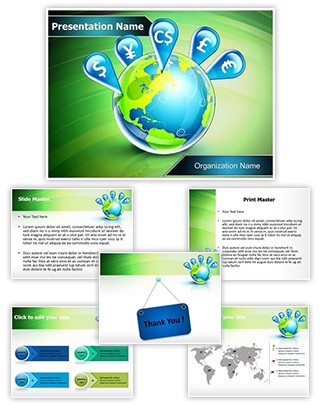 Global Currencies Editable PowerPoint Template