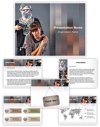 Hostage Editable PowerPoint Template