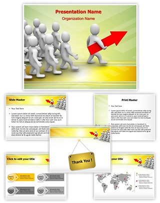 Leading Entrepreneur Editable PowerPoint Template