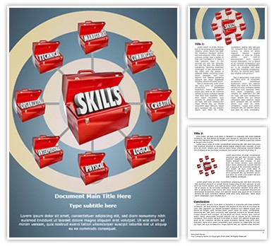 Skills Editable Word Template