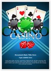 Cards Coins Casino Editable Template