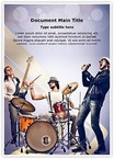 Musical Band Editable Template