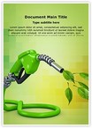 Natural Biofuel Editable Template