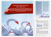 Paper Origami Editable PowerPoint Template