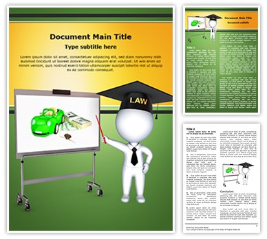 3D Insurance Lawyer Editable Word Template