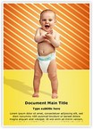 Baby Diaper Editable Template