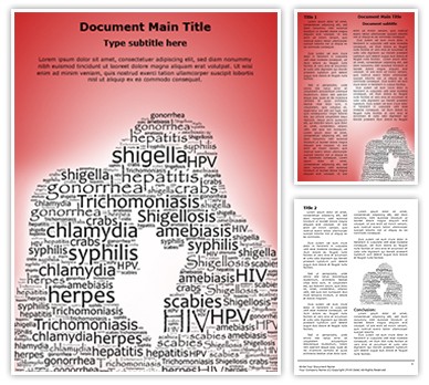 Sexually Transmitted Diseases Editable Word Template
