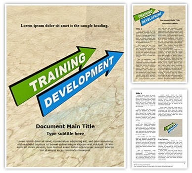 Training and Development Editable Word Template