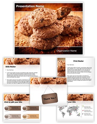 Chocolate Cookies Editable PowerPoint Template