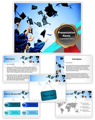 High School Graduation Editable PowerPoint Template