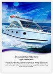 Powerboat Editable Template