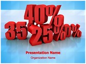 Discount Percent Editable PowerPoint Template